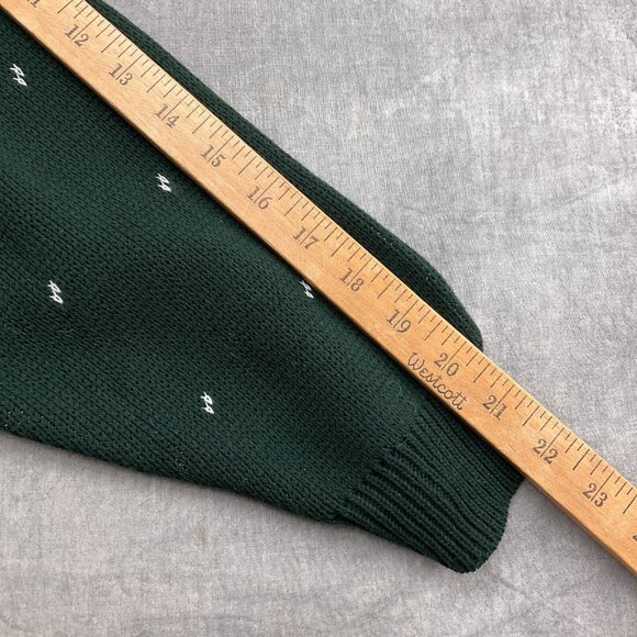 Girl Scouts of USA Cardigan Large Green White Fleck Acrylic Sweater USA VTG‎ NWT - Picture 7 of 11
